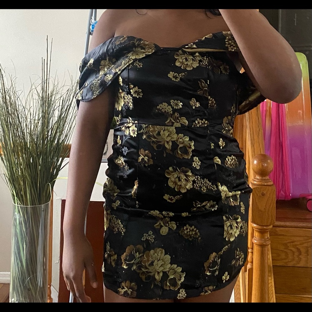 Floral birthday/ dinner dress